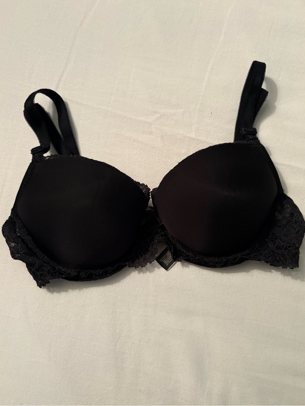Victoria's Secret Black Lace Push-Up Bra